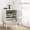 Boho rattan bedside cabinet – image 6