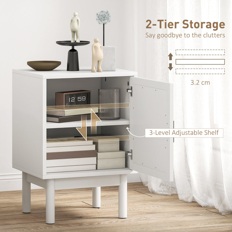 Boho rattan bedside cabinet – image 6