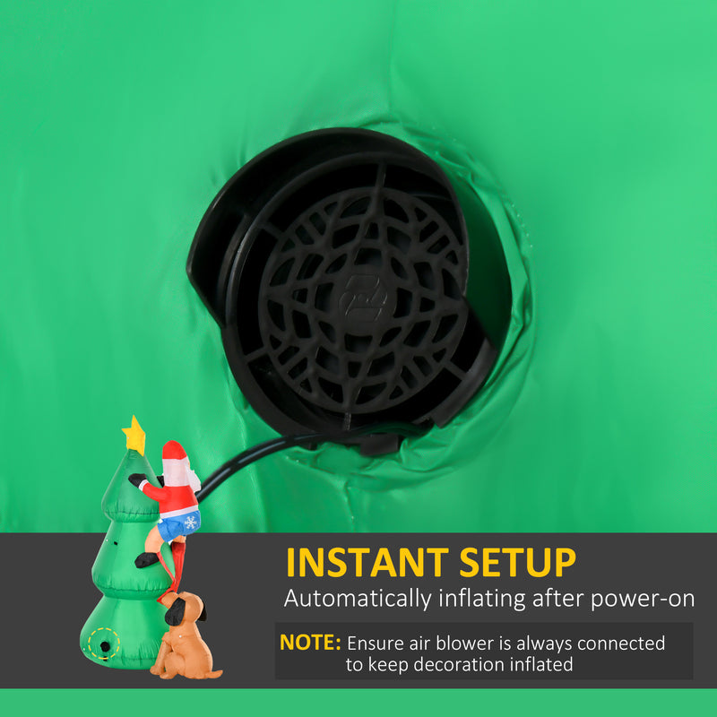 Built-in fan for inflating the display