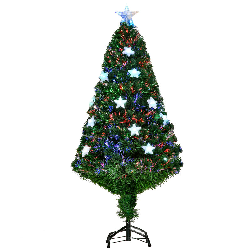 4ft fibre optic Christmas tree with star lights – image 10