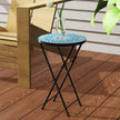 Folding mosaic side table – image 9