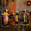 180cm Animated Stack of 3 Clowns with Glowing Eyes – image 3 of 9