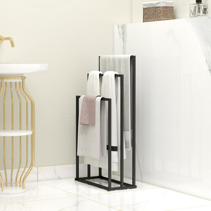 Freestanding 3-bar towel rack – image 10