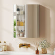 White 60 x 75 cm mirror cabinet – image 2