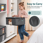 Large Capacity Clothing Storage Bags with Transparent Window