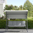 Light grey 3-seater swing – image 8