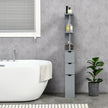 Slim grey bathroom cabinet – image 10