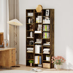 21-Compartment Bookshelf - Brown