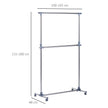 Adjustable clothes rail – image 3