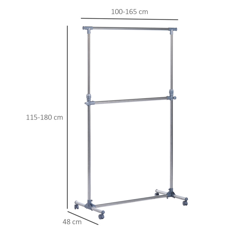 Adjustable clothes rail – image 3