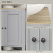 Grey under sink cabinet – image 7