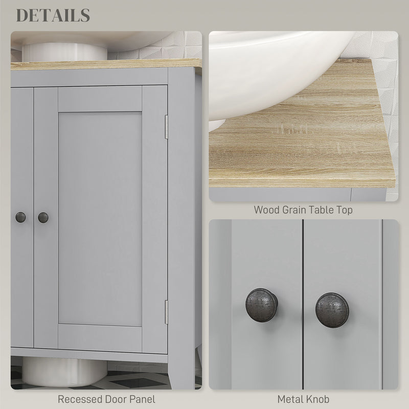 Grey under sink cabinet – image 7