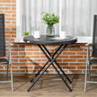 Folding round garden table – image 7