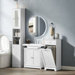 Tall bathroom cabinet with mirror – image 9