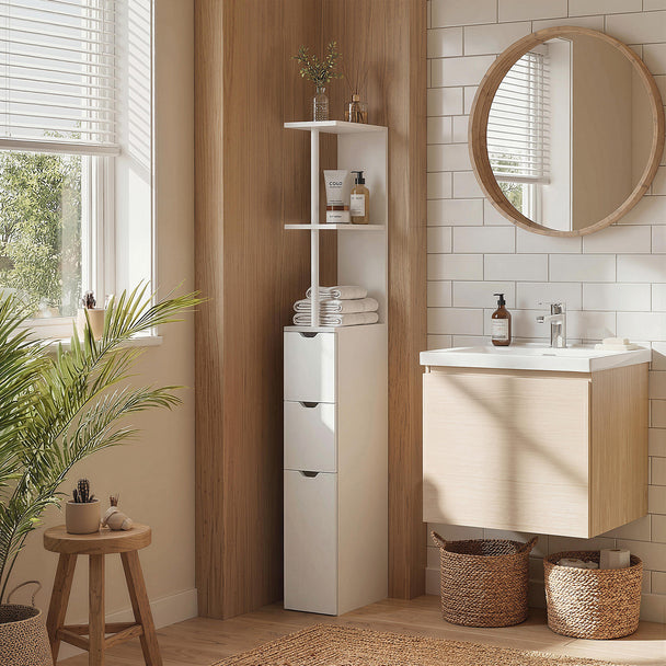 Slim tall bathroom cabinet – image 2