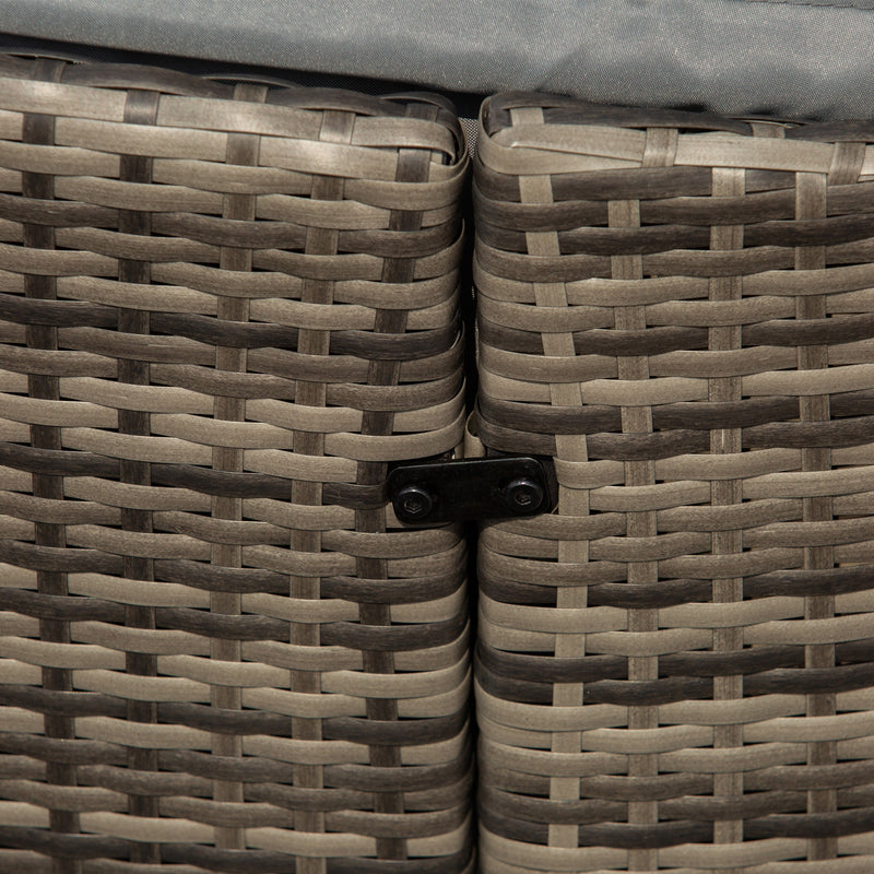 Round rattan daybed set – image 8