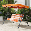 Orange 3-seater swing – image 9