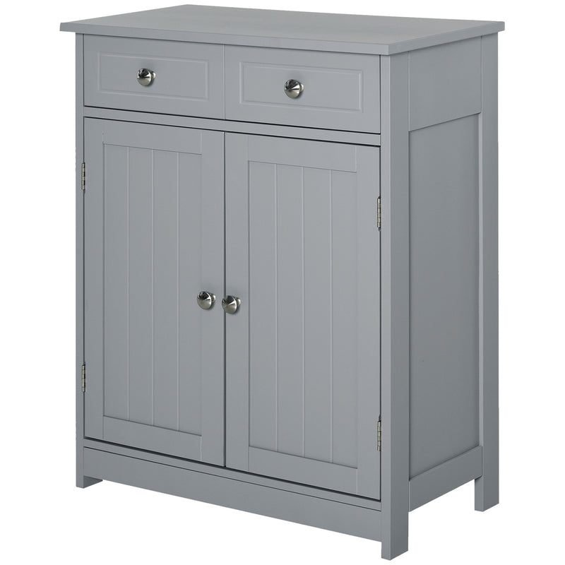 Grey 2-drawer bathroom cabinet – image 10