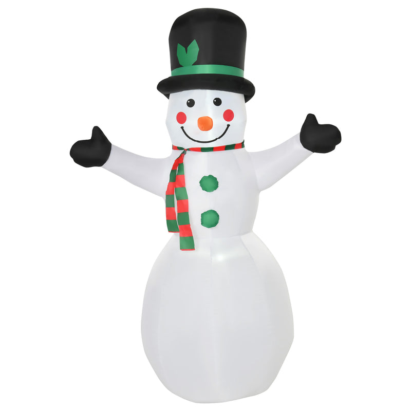 6.5ft Snowman Christmas Inflatable on a white background