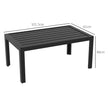 Slatted garden coffee table – image 3