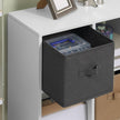 White 4-cube storage unit – image 7