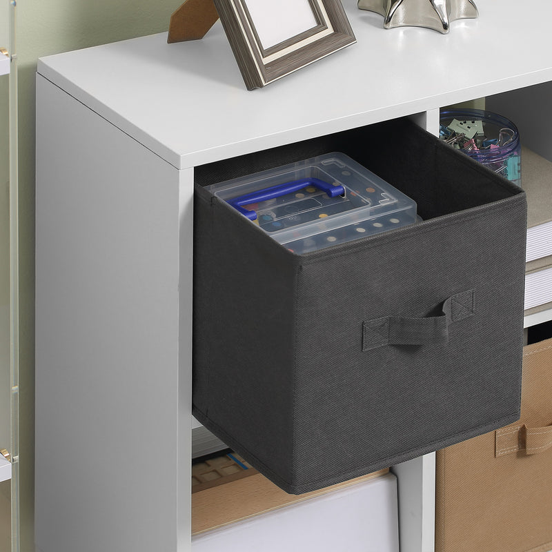 White 4-cube storage unit – image 7