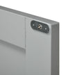 Light grey farmhouse under sink cabinet – image 10