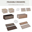 4-drawer fabric dresser – image 4