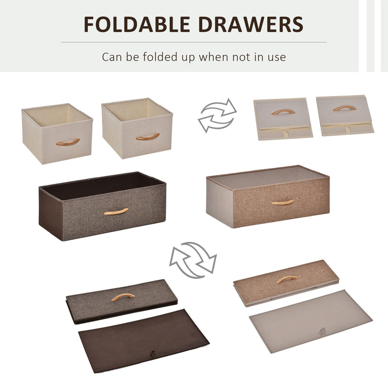4-drawer fabric dresser – image 4