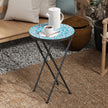 Folding mosaic side table – image 8