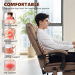 HOMCOM Office Chair with 6-Point Vibration Massage and Heat, Executive Computer Desk Chair with High Back, Reclining – view 5