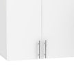 HOMCOM Bathroom Wall Cabinet, Wall-Mounted Bathroom Storage Cabinet with 3 Doors, Adjustable Shelf, High Gloss White – view 10