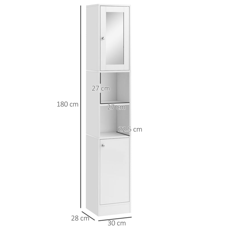 Tall bathroom cabinet with mirror – image 3