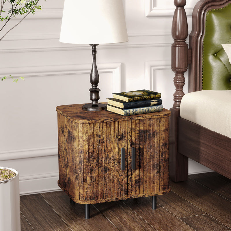 Tambour bedside table – image 10