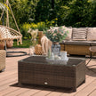 Rattan coffee table – image 2