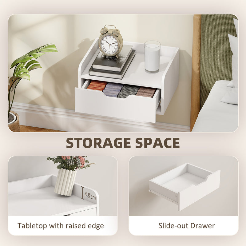 Floating bedside tables with drawer – image 6