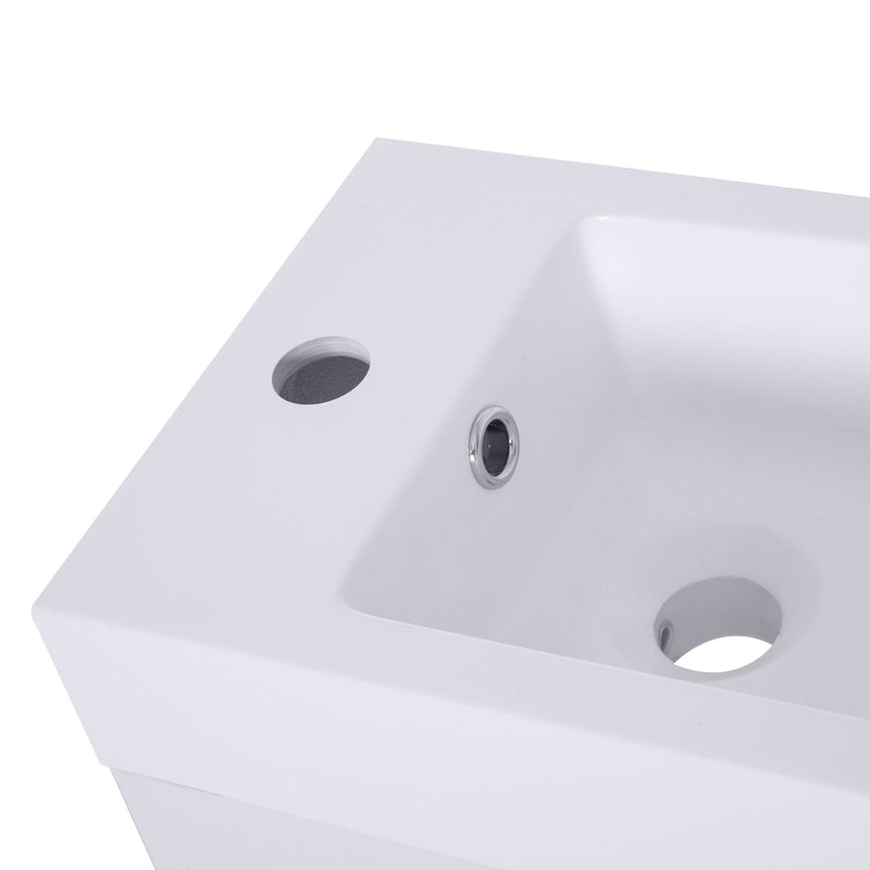 Vanity unit with ceramic basin – image 8