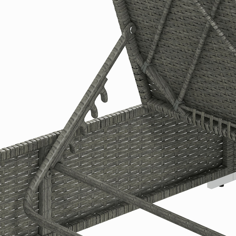 Rattan sun lounger – image 9