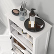 60 cm white bathroom cabinet – image 7