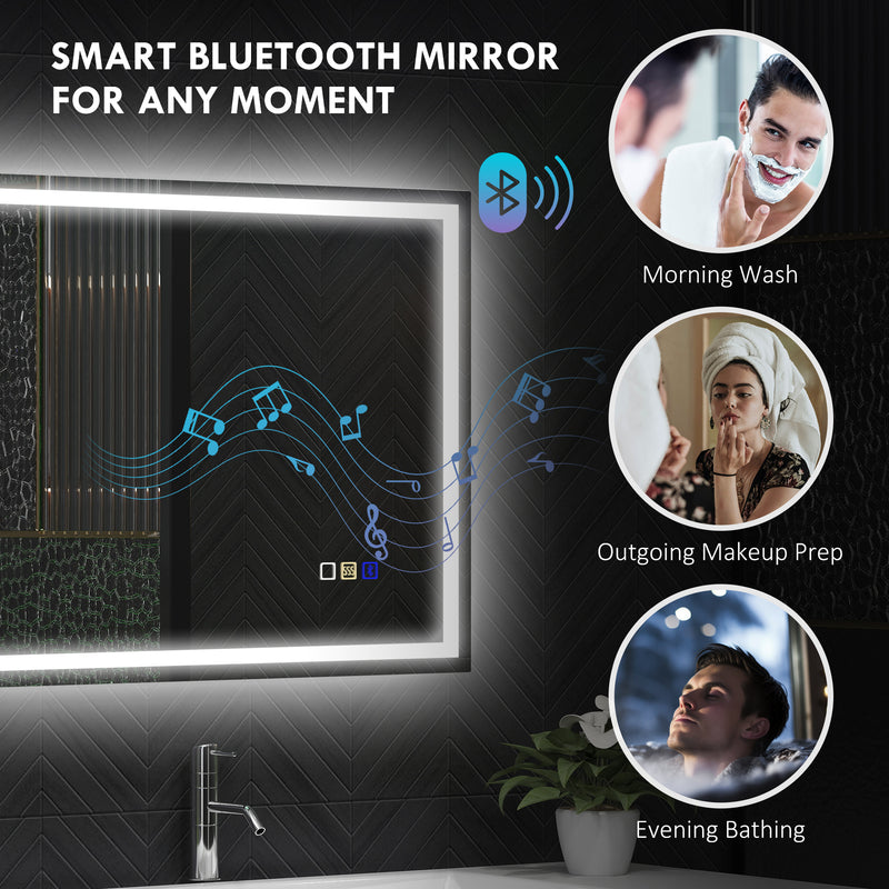 80 x 60 cm backlit LED mirror – image 5