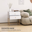 Raised ridged bedside table – image 8