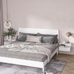 Floating gloss white bedside tables – image 10