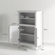 60 cm white bathroom cabinet – image 3