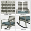 Rattan rocking chair – image 6