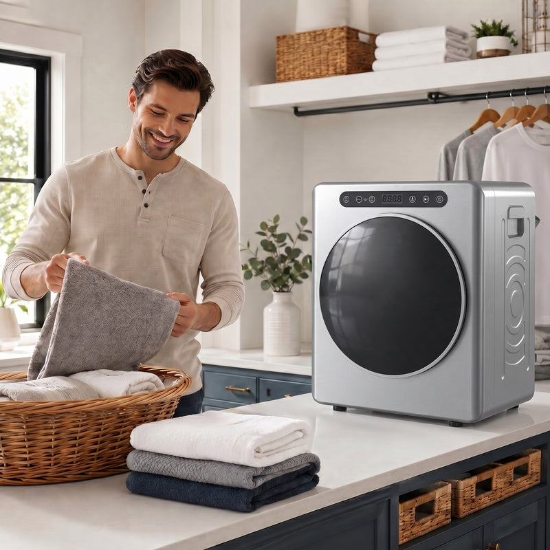 5kg silver tumble dryer – image 8