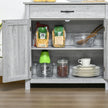 Farmhouse barn door sideboard – image 9