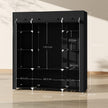 150 cm black fabric wardrobe – image 3