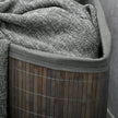 Corner bamboo laundry basket – image 9