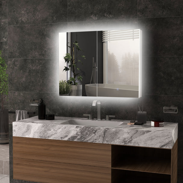 LED mirror bathroom cabinet – image 2