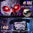 180cm Animated Face-Changing Witch with Glowing Red Eyes – image 4 of 9